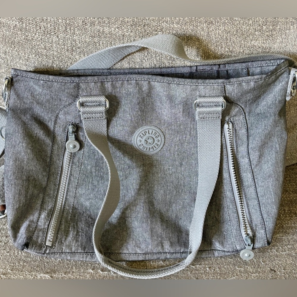 Kipling Angela Tote Bag Gray With strap